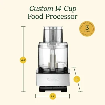 Cuisinart 14-Cup Food Processor for Versatile Kitchen Tasks