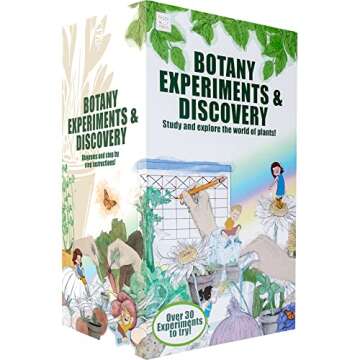 Hapinest Botany Science Experiments and Plant Discovery Kit for Kids Boys and Girls Ages 5 6 7 8 9 1...