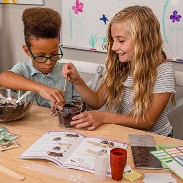 Hapinest Botany Science Experiments and Plant Discovery Kit for Kids Boys and Girls Ages 5 6 7 8 9 10 11 12 Years and Up
