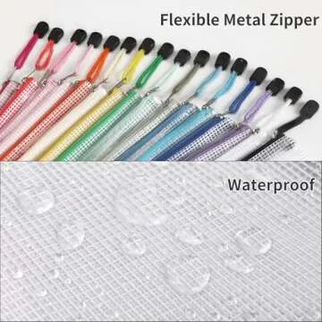 Organize Effortlessly with EOOUT 16pcs Zipper Pouch Bags