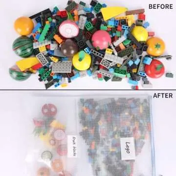 Organize Effortlessly with EOOUT 16pcs Zipper Pouch Bags
