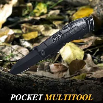 RoverTac 15-in-1 Pocket Knife Multitool - Versatile Outdoor Gear