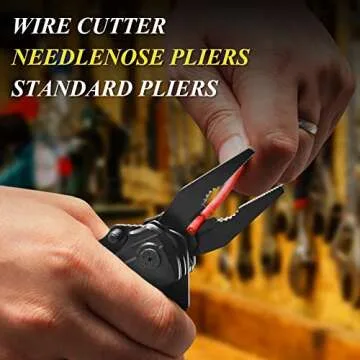 RoverTac 15-in-1 Pocket Knife Multitool - Versatile Outdoor Gear