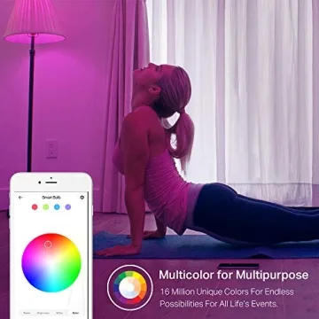 Smart Color Changing WiFi Bulbs for Alexa & Google