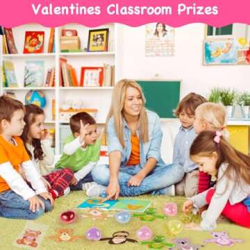MZfowsen 24Pack Valentines Day Gifts for Kids Boys Girls, Valentines Day Cards with Heart Shape Squishy Toys for Kids School Classroom Prizes Exchange Gifts