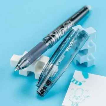 Pilot, FriXion Point Erasable & Refillable Gel Ink Pens, Extra Fine Point 0.5 mm, Pack of 3, Black