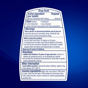 TUMS Chewable Antacid Tablets for Heartburn Relief 330 Count