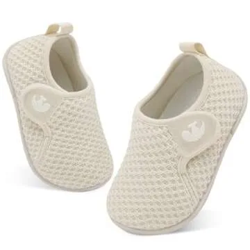 FEETCITY Toddler Walking Shoes Slip On Toddler Shoes Boys Girls Kids Sports Sneakers Casual School Shoes Barefoot Shoes