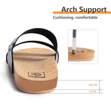 Ustogi Women's Sandals with Arch Support for Comfort