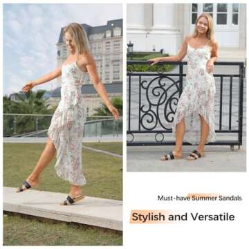 Ustogi Women's Sandals with Arch Support for Comfort