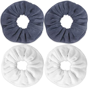 IVARYSS Super Towel Scrunchies for Drying Hair, Absorbent and Soft Microfiber for Frizz Free, Large ...