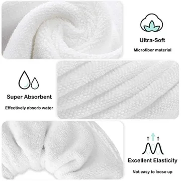 IVARYSS Super Towel Scrunchies for Faster Hair Drying Accessories