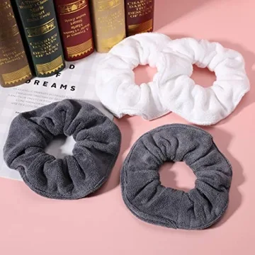 IVARYSS Super Towel Scrunchies for Faster Hair Drying Accessories