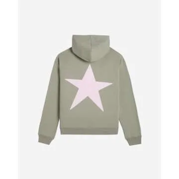 Foidiccx Y2k Hoodie Women Men Graphic Star Hoodies Vintage Aesthetic Pullover Sweatshirt Harajuku Jacket Streetwear Army Green