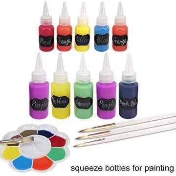 Belinlen 24pcs Plastic Squeeze Bottles Set for Decorating
