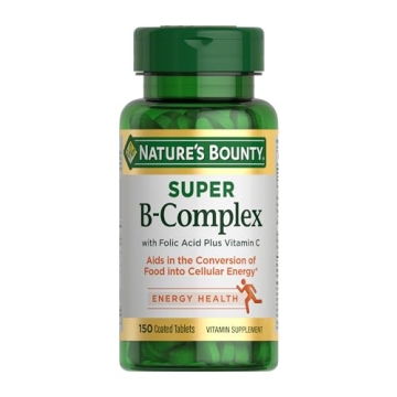 Nature's Bounty Super B Complex with Vitamin C & Folic Acid