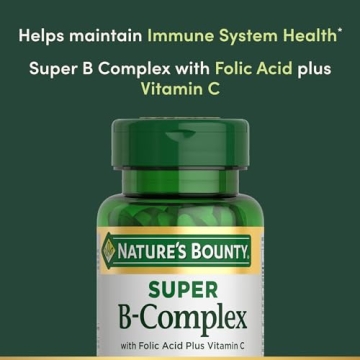 Nature's Bounty Super B Complex with Vitamin C & Folic Acid