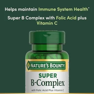 Nature's Bounty Super B Complex with Vitamin C & Folic Acid