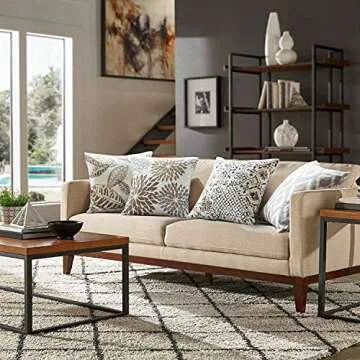 Stylish Fall Leaf Decorative Pillow Covers Set of 4