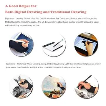 picoggo Drawing Glove for Comfortable Digital Art
