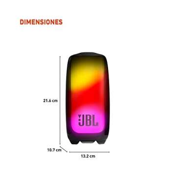 JBL Pulse 5 - Portable Bluetooth Speaker with Dazzling Lights Original Pro Sound, Black