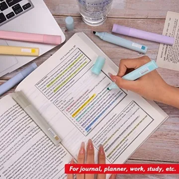 WRITECH Pastel Highlighters for Creative Note-Taking