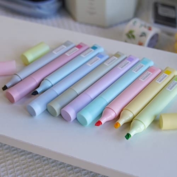 WRITECH Pastel Highlighters for Creative Note-Taking