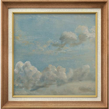 MUDECOR Premium Framed Wall Art Pastel Watercolor Summer Cloud Study Monet Classic Vintage Illustrat...