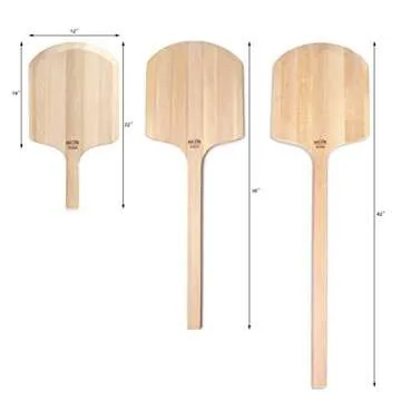 Restaurant-Grade Wooden Pizza Peel for Perfect Pizzas