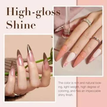 AZUREBEAUTY Dip Powder Nail Kit Classic Brown Nude Collection Glitter Fall 20 Colors Neutral Chocolate Skin Tone Dip Nail Liquid Set with Base/Top Coat Activator French Nail Art Manicure Salon Home