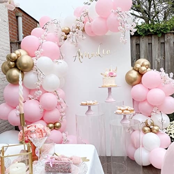 Light Pink Balloons: 50Pcs of Durable Pastel Decor