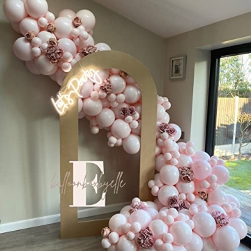 Light Pink Balloons: 50Pcs of Durable Pastel Decor