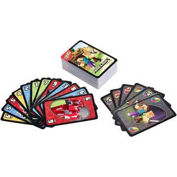 UNO Minecraft Card Game Collectors Deck with 112 Cards