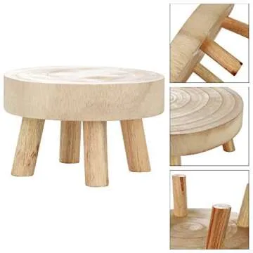 TITA-DONG Wood Plant Stand Set: Stylish & Sturdy