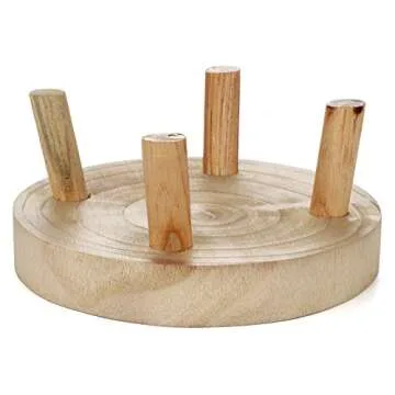 TITA-DONG Wood Plant Stand Set: Stylish & Sturdy