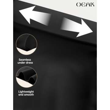 OEAK Women's Seamless High Waisted Tummy Control Shapewear