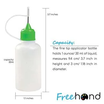 Precision Tip 1 Oz Applicator Bottles for Crafting