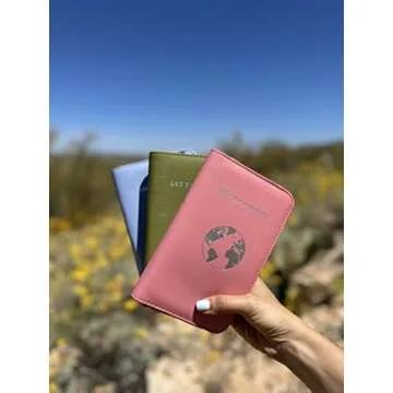 Phone Charging Passport Holder with Power Bank