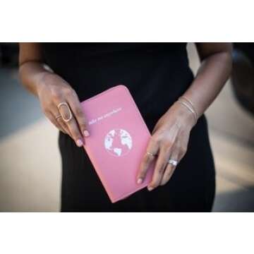 Phone Charging Passport Holder with Power Bank