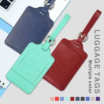 Premium Teskyer Luggage Tags for Secure Traveling
