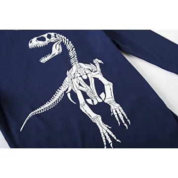 Dinosaur Baby Boys Pajamas Set 6-12 Months Blue