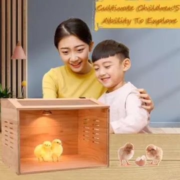 Brooder Box for Chicks,3-8 Chicken Brooder Heater, Chicken Brooders for Baby Chicks with Heaters Poultry Heater for Chicks Ducks Quail Birds