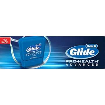 Glide Oral-B Pro-Health Advanced Floss, Small Size 4 Meters (4.3 Yards) - Pack of 12