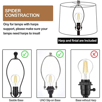 Stylish Black Drum Lampshades Set of 2 | Versatile Lighting Decor