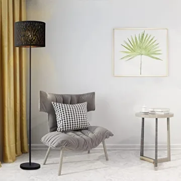 Stylish Black Drum Lampshades Set of 2 | Versatile Lighting Decor