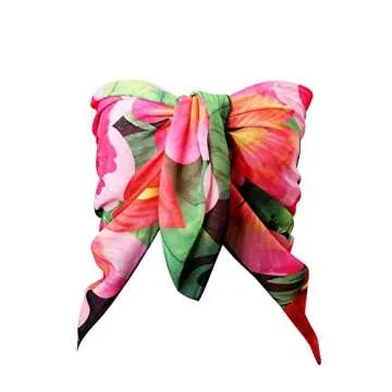 Ayliss Chiffon Beach Sarong Wrap Skirt for Women