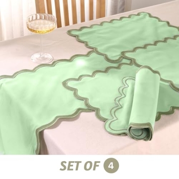 Folkulture Cotton Placemats Set of 4 Boho Style