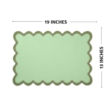 Folkulture Cotton Placemats Set of 4 Boho Style