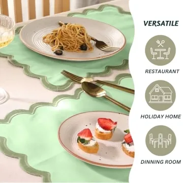 Folkulture Cotton Placemats Set of 4 Boho Style