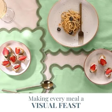 Folkulture Cotton Placemats Set of 4 Boho Style